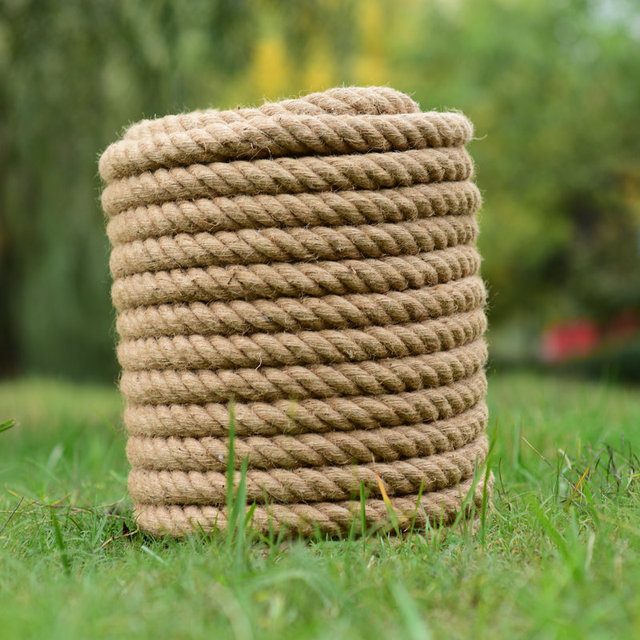 16mm Jute Hemp Rope Natural Thick Rope Craft Twine For Gardening Bundling  Camping Decorating - Cords - AliExpress